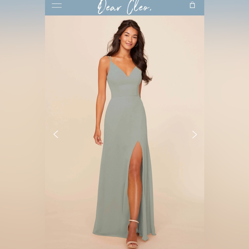 Ivy floor length bridesmaid dress!